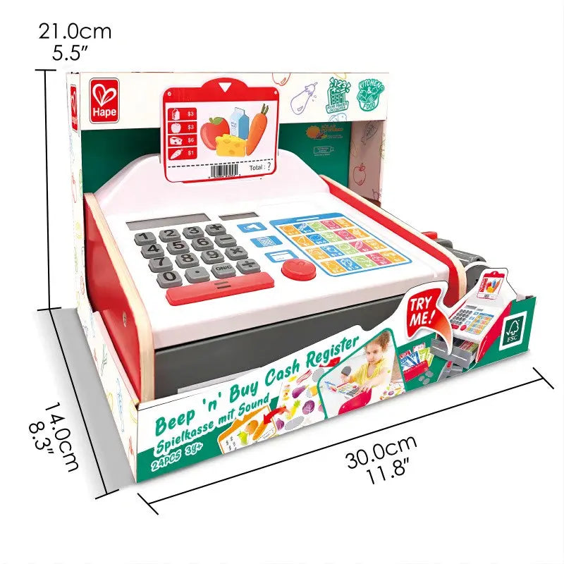 Beep 'n' Buy Cash Register Hape-Toy-Market