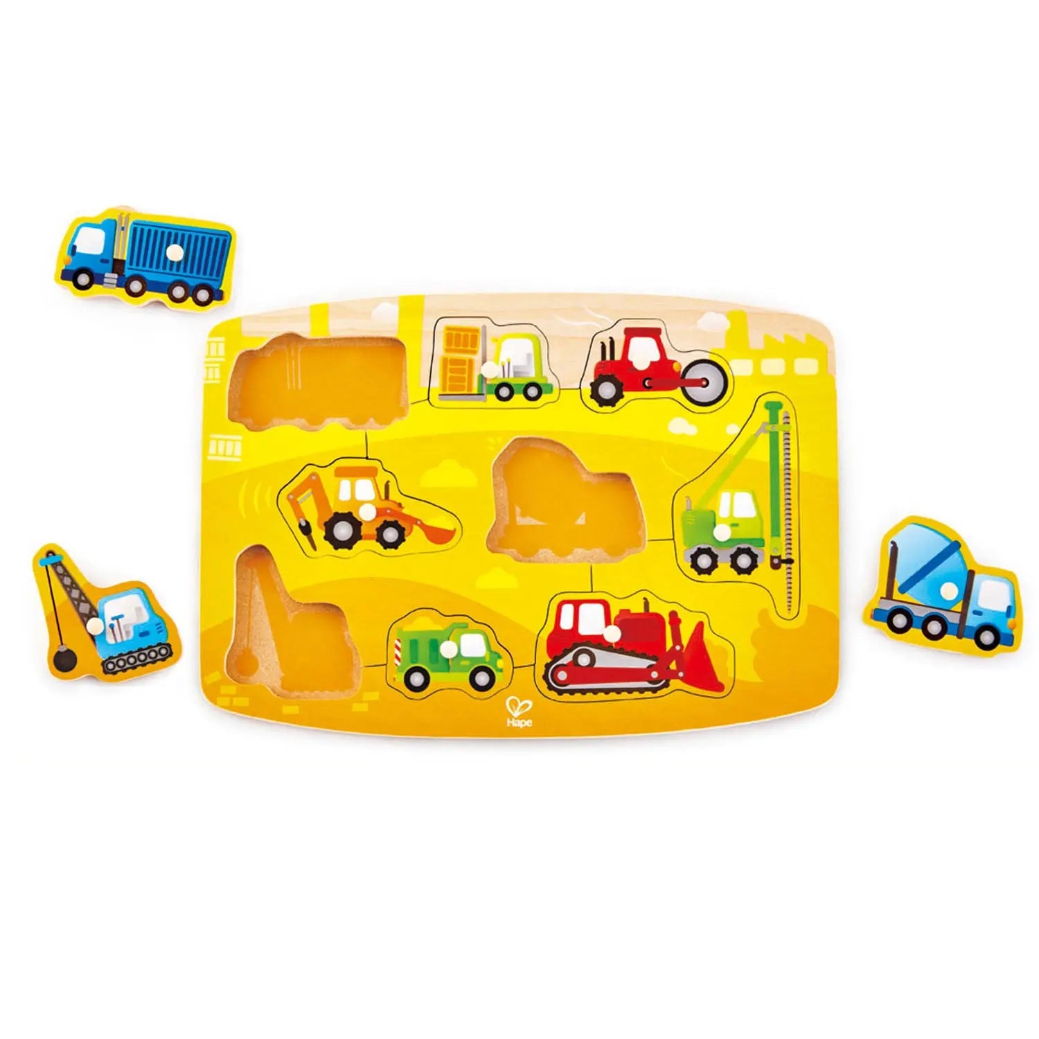 Construction Peg Puzzle Hape