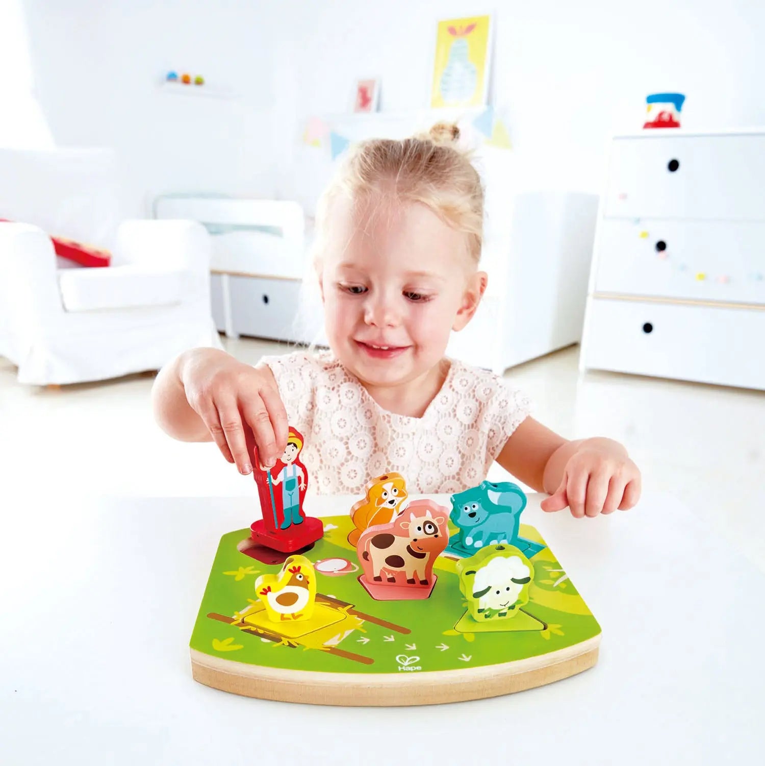 Farmyard Sound Puzzle Hape
