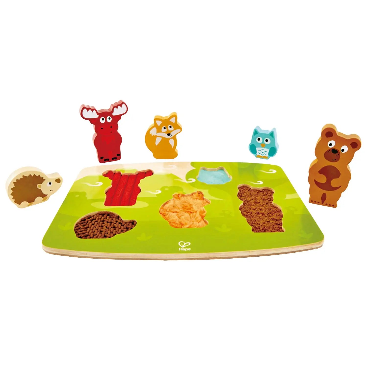 Forest Animal Tactile Puzzle Hape