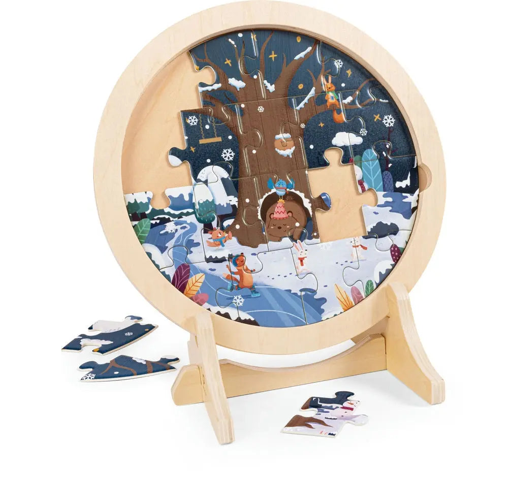 Four Seasons Layer Puzzle Hape-Toy-Market