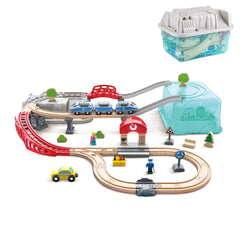 Hape Busy City Railway Bundle Gift Set
