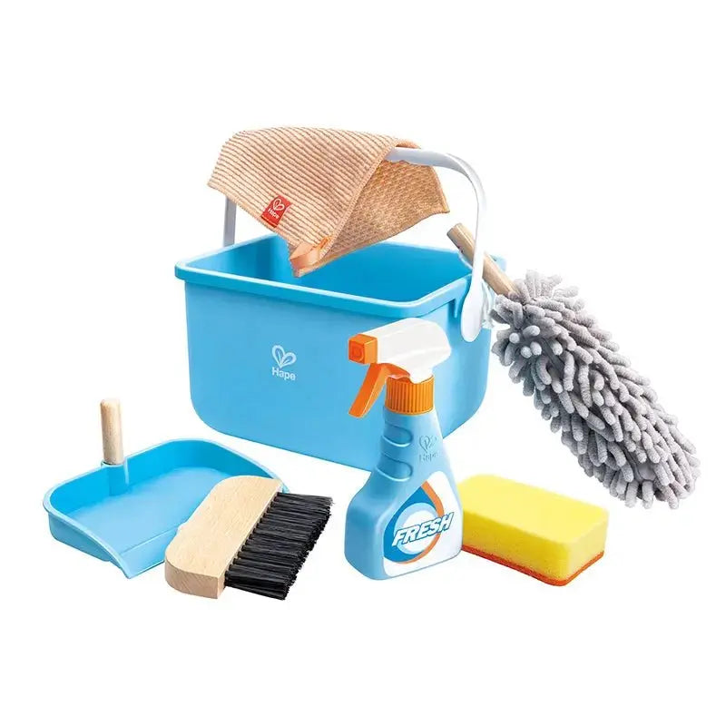 Kids Cleaning Set Toys Toddler Broom Baby Mop Dustpan Playset Pretend Play  House Cleaning Kit Brush Soap Bathroom Clean
