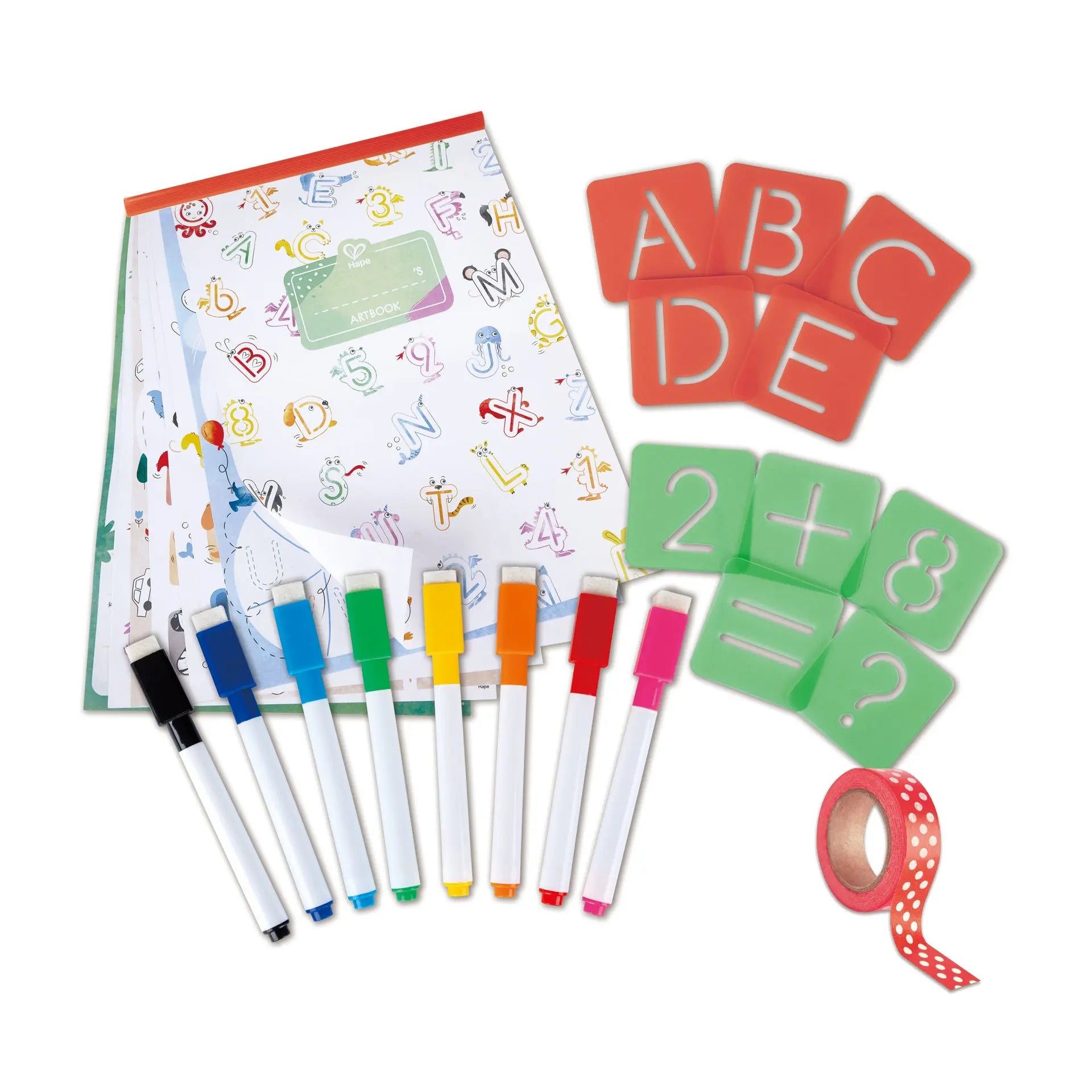 Hape Double-side Easel with Letters & Numbers Tracing Bundle Gift Set Hape Toys (Hape International Inc.)