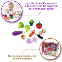 Hape Garden Vegetables | Wooden Cooking Accessories for Kids, Pretend Play Food Hape-Toy-Market