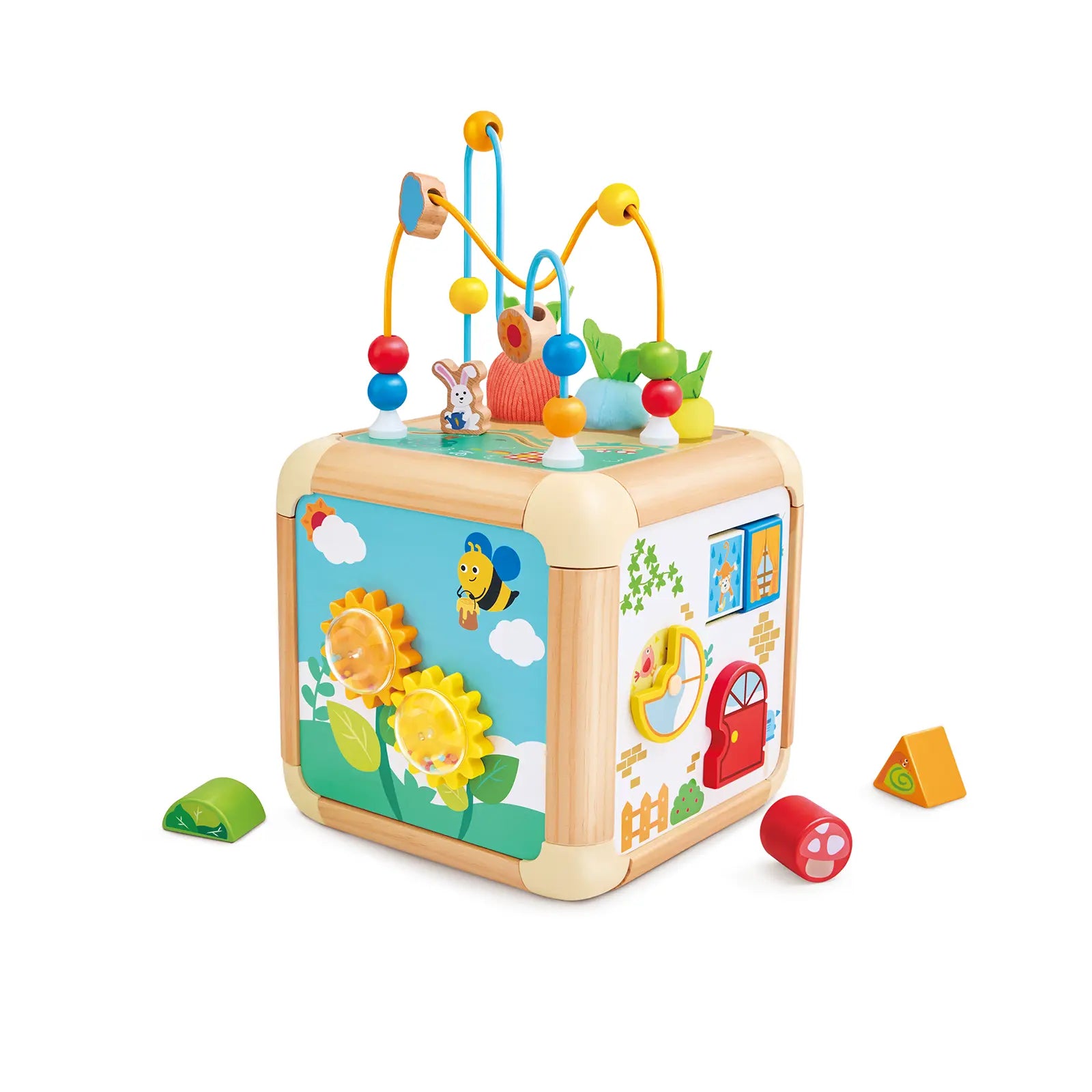 ハペ5種 Hape Green Thumbs Activity Cube - HapeToys