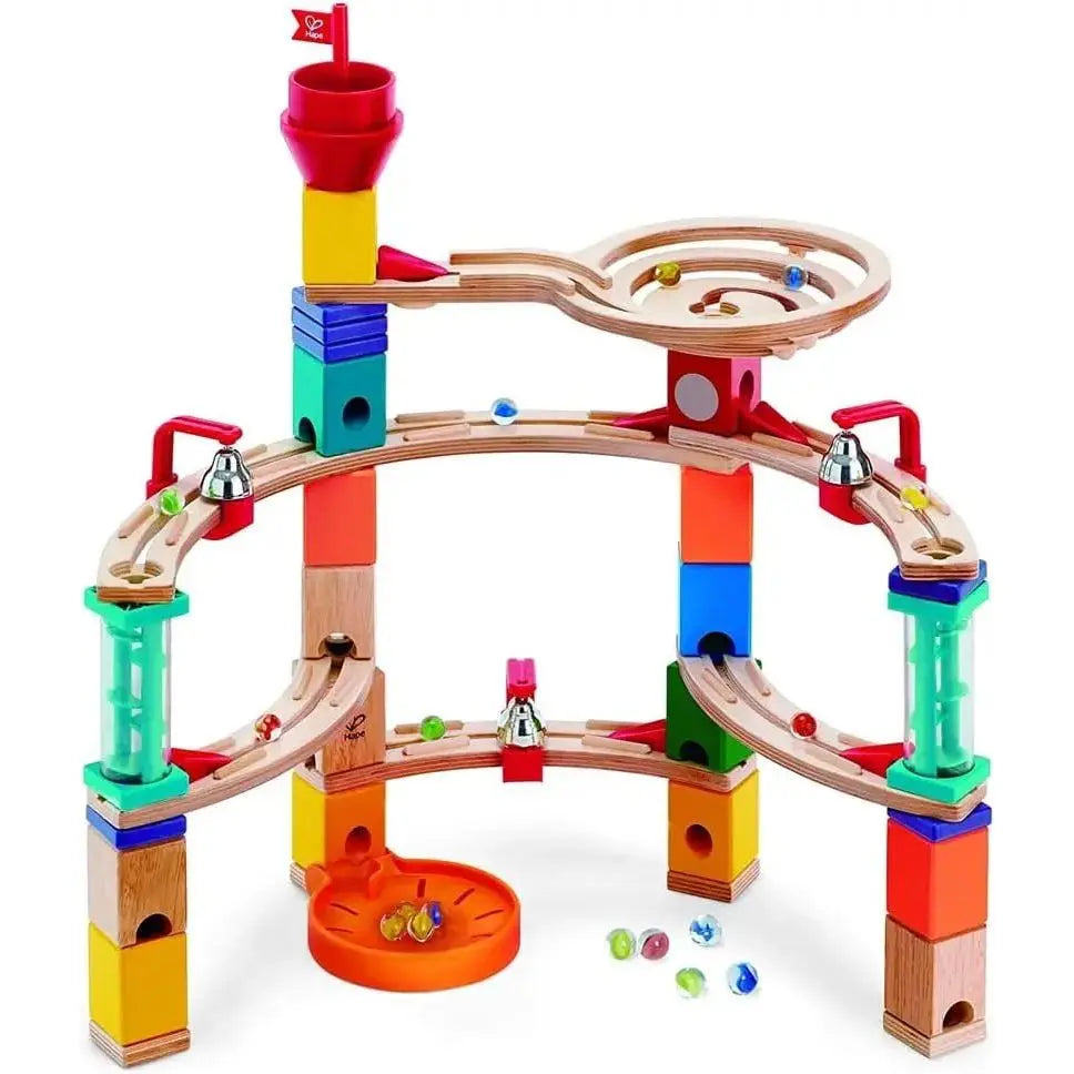 Hape Quadrilla Castle Escape Wooden Marble Run Blocks Hape Toys