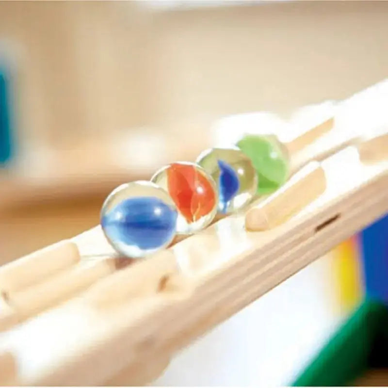 Hape Quadrilla Cyclone Wooden Marble Run Blocks