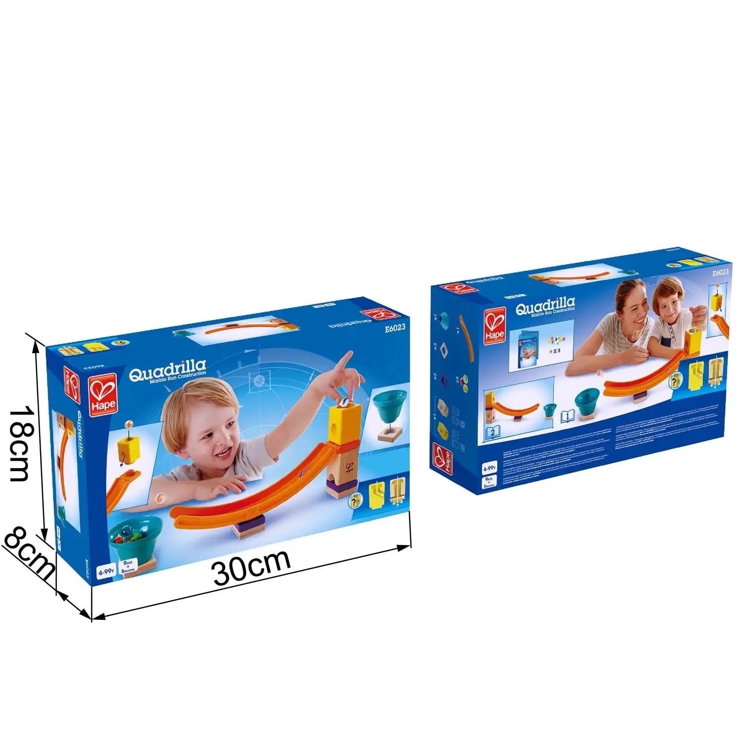 Hape Quadrilla Mega Skatepark Marble Run Attachment