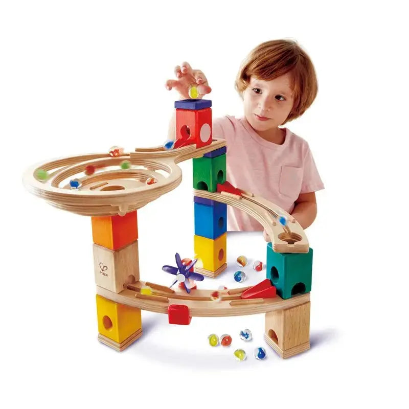 Hape Quadrilla Race to the Finish Marble Run Blocks