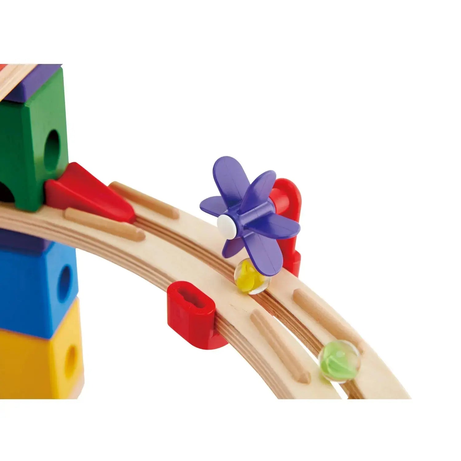 Hape Quadrilla Race to the Finish Marble Run Blocks