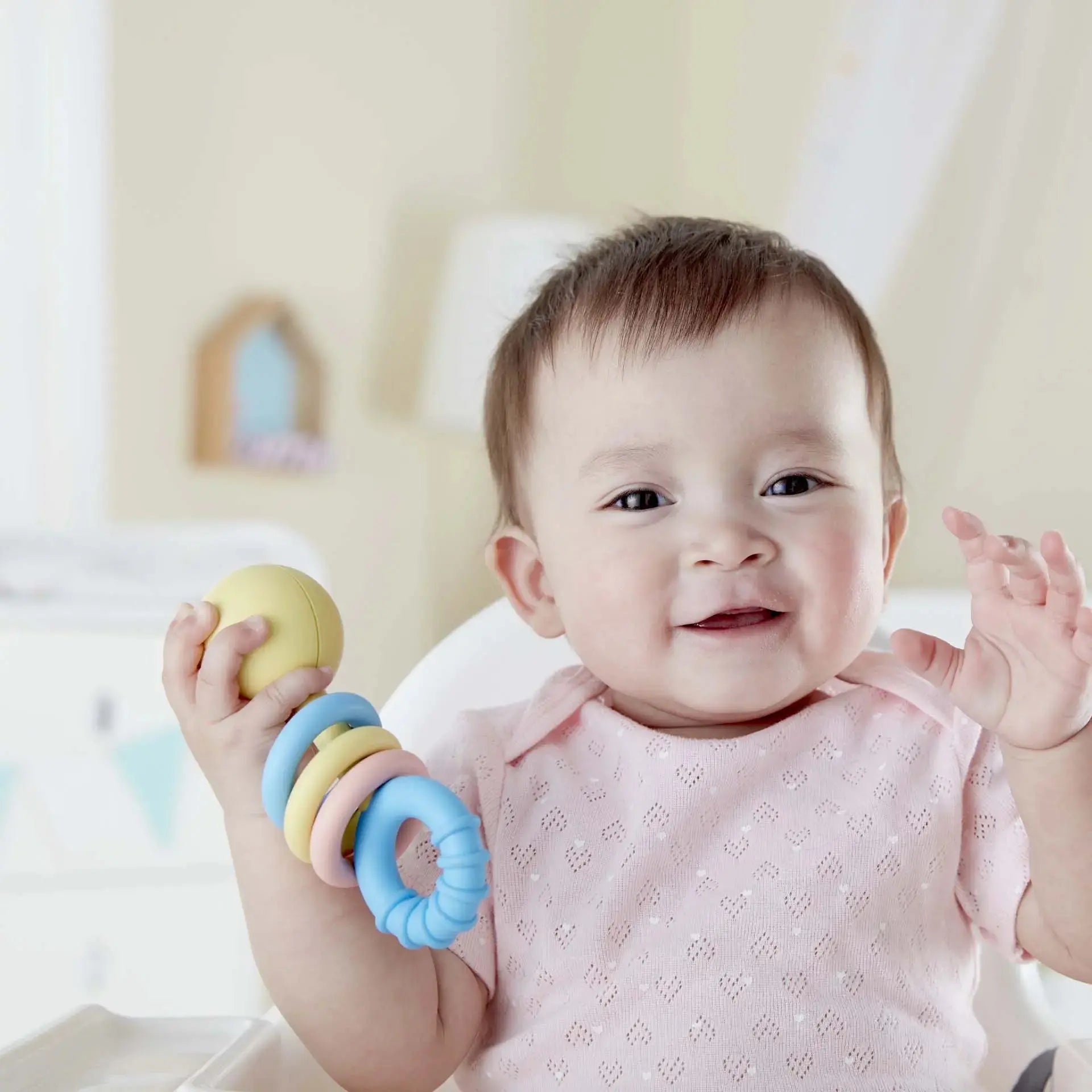 Hape Rattling Rings Teether