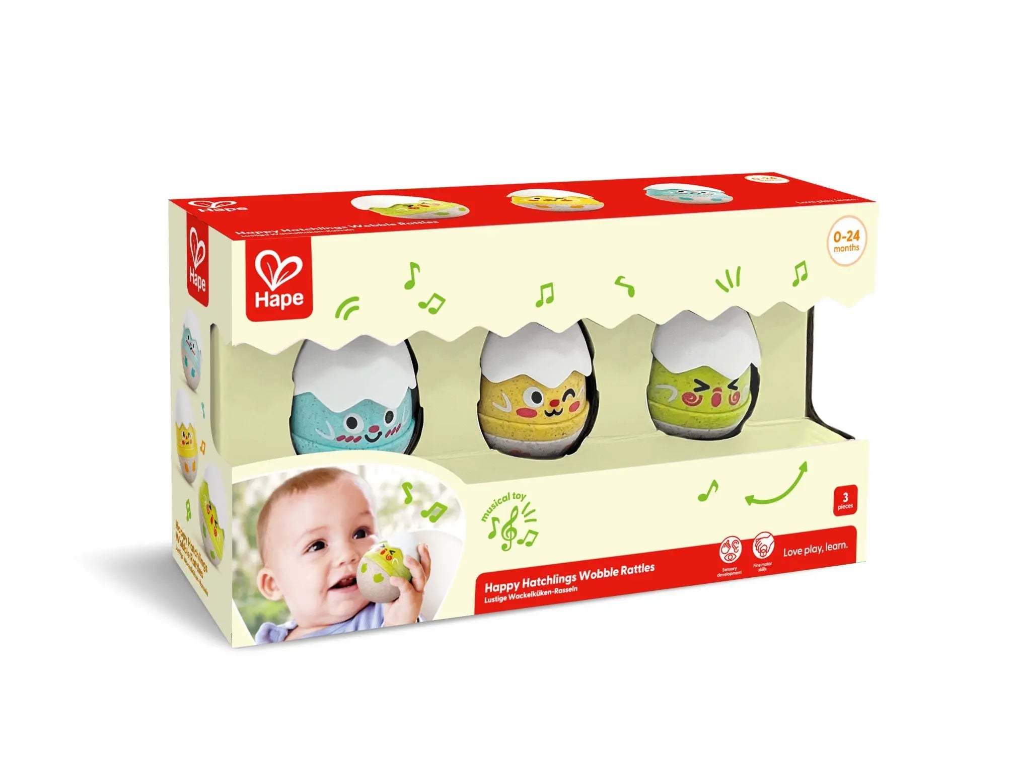 Hape Wobble & Teether Rattle Set Hape-Toy-Market
