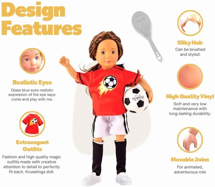 Kruselings Sofia Soccer Star, 9 Inch Kruselings