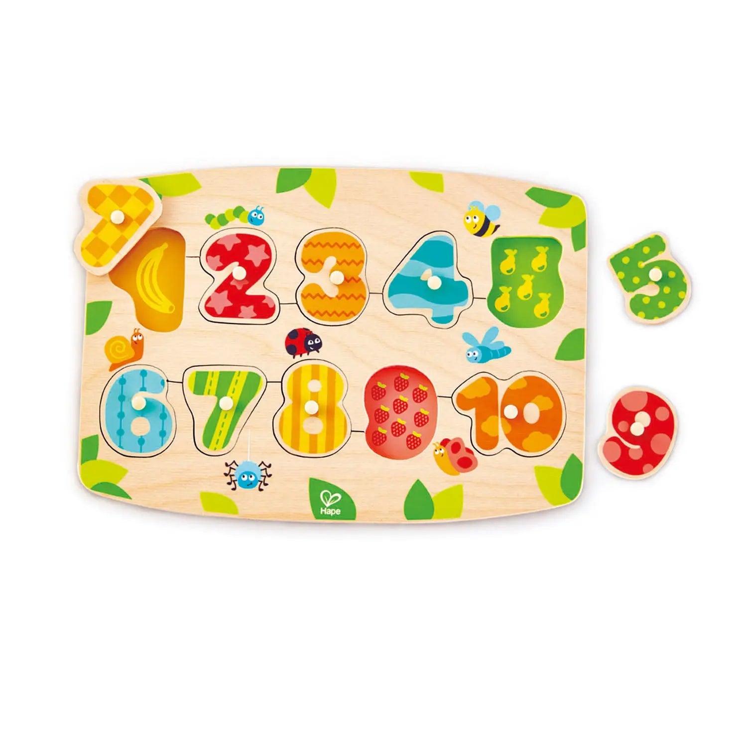 Number Peg Puzzle Hape