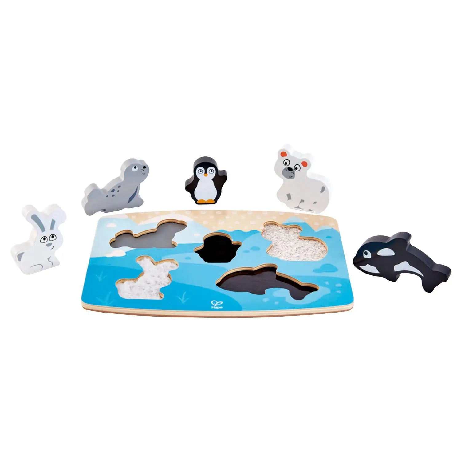 Polar Animal Tactile Puzzle - HapeToys