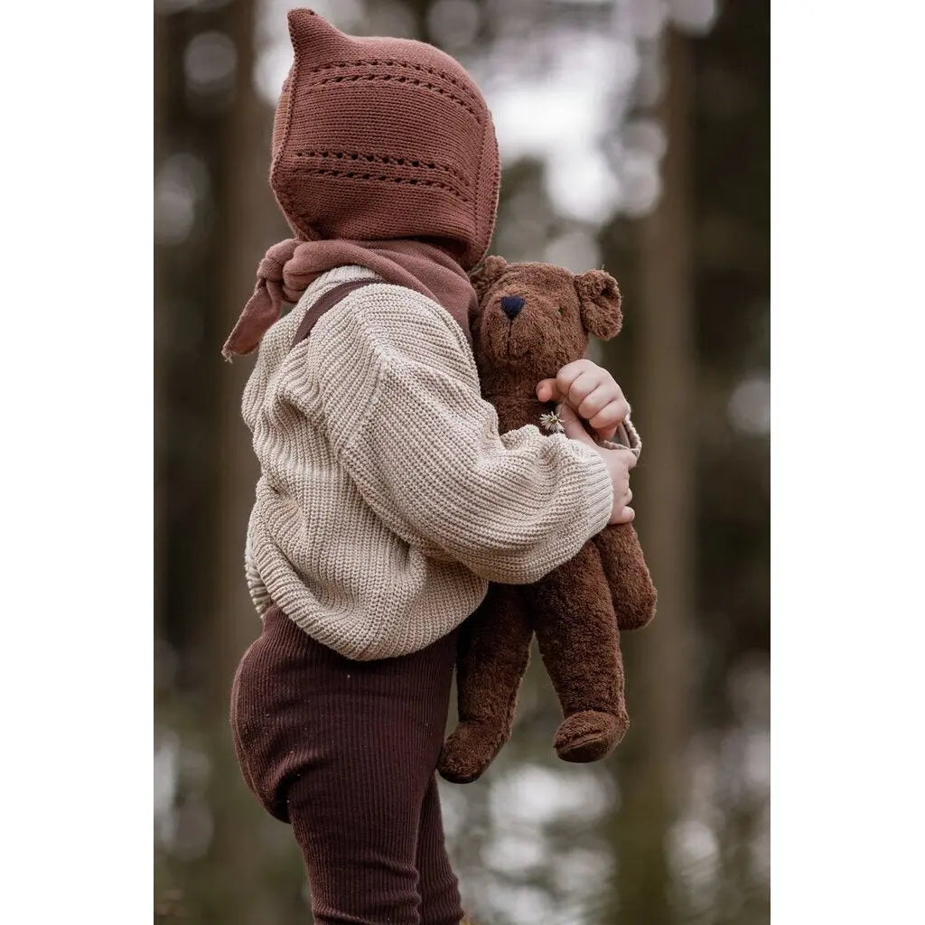 Senger Floppy Organic Cotton Brown Bear, Small 12" Senger