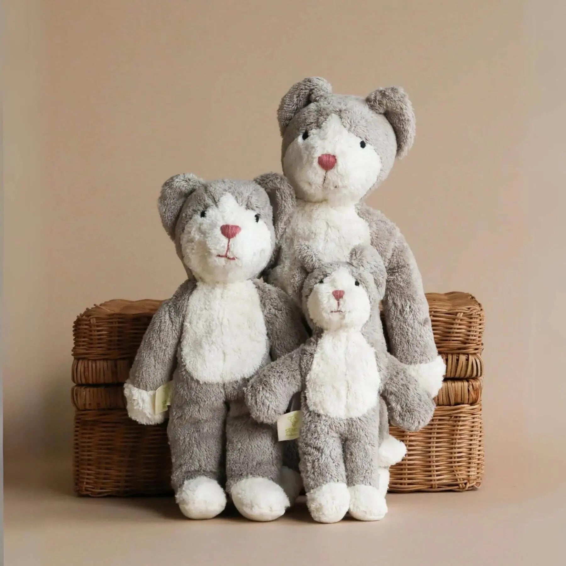 Senger Organic Cotton Floppy Cat,  Large 16'' Senger