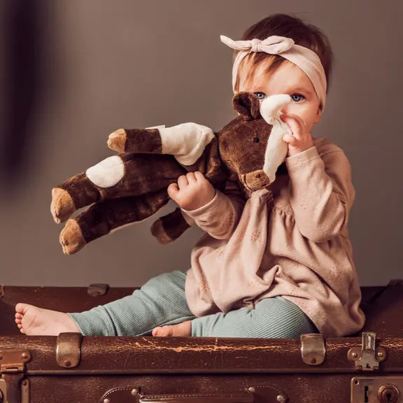 Senger Organic Cotton Stuffed Animal, Baby Cow, 8" Senger