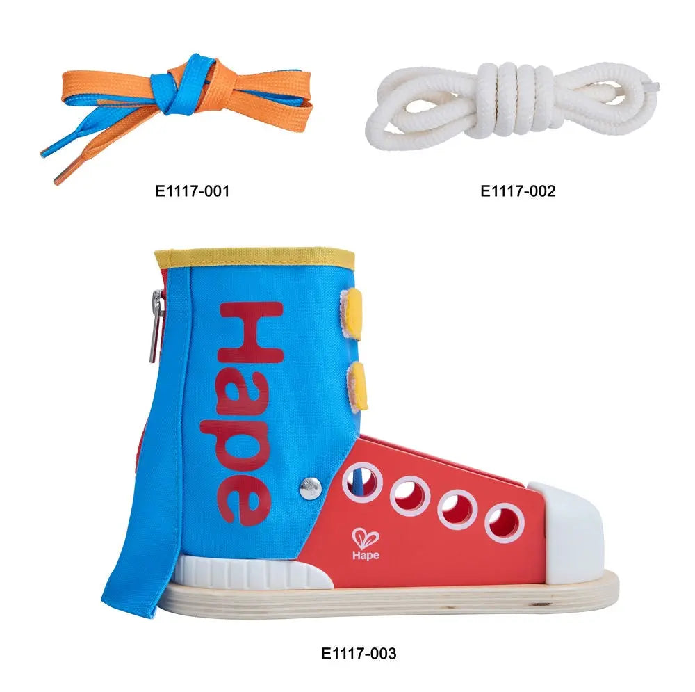 ハペ　5種 Tie-It Lacing Sneaker - Hape Toys (Hape International Inc.) – HapeToys