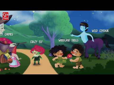 Hape Magic Forest Puzzle 200 Pieces Colorful Giant long puzzle