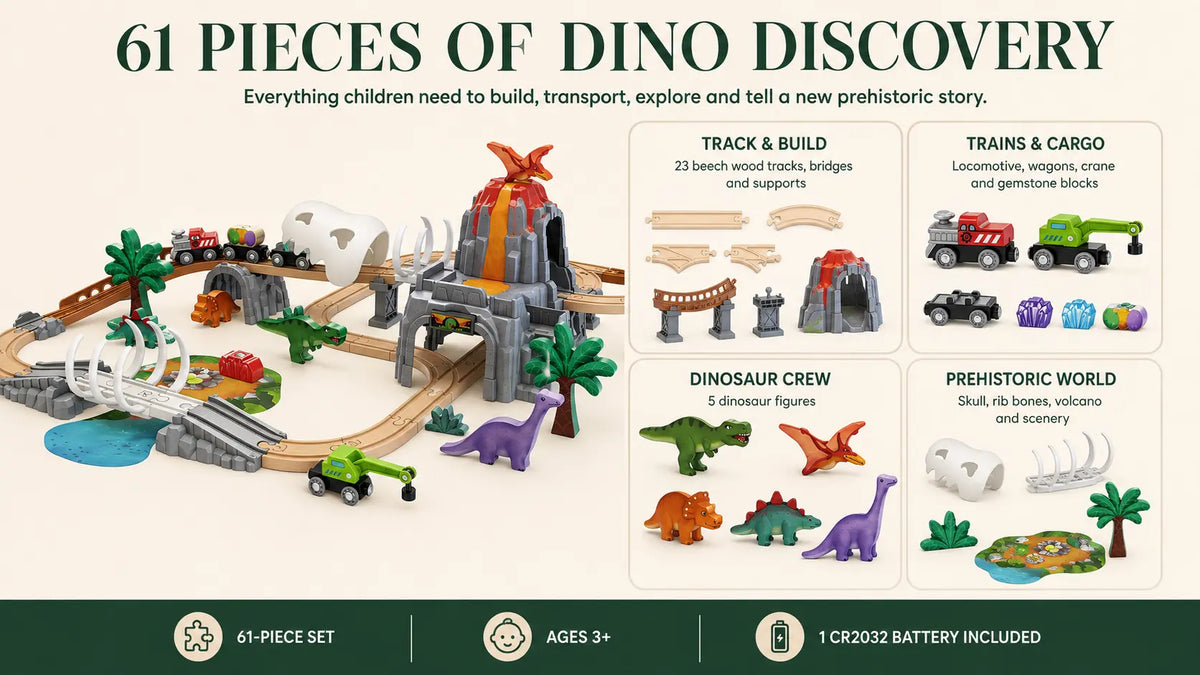 Hape Dinosaur Railway Adventure Set
