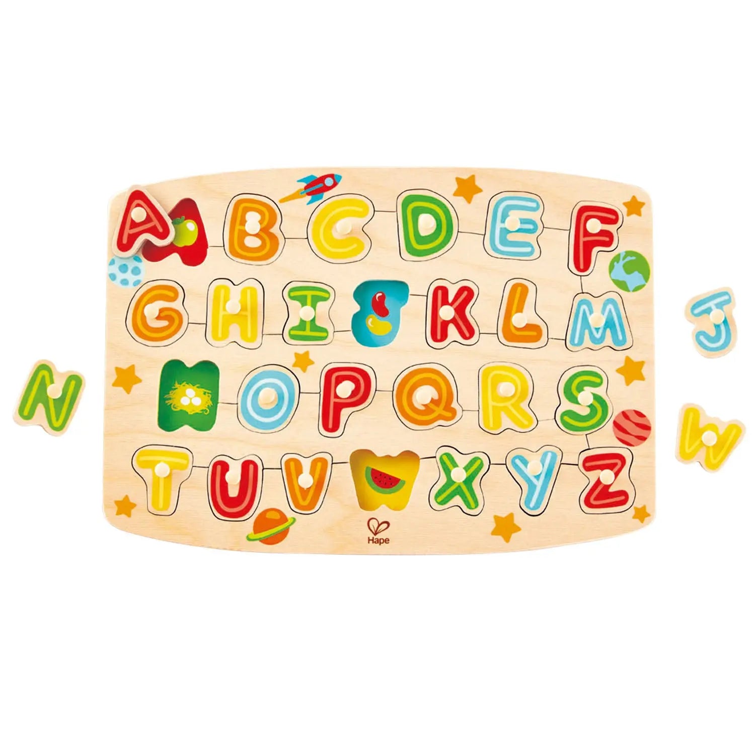 Alphabet Peg Puzzle Hape