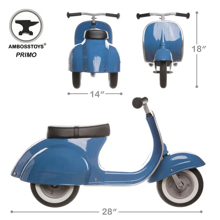 Ambosstoys Primo Classic -Blue Ride-On Ambosstoys