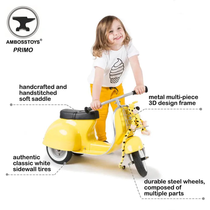 Ambosstoys Primo Classic -Yellow Ride-On Ambosstoys
