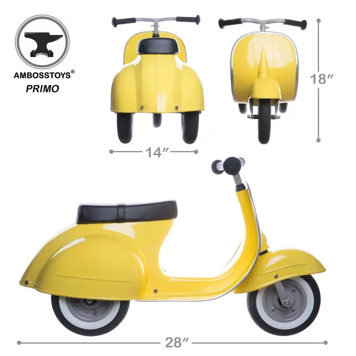 Ambosstoys Primo Classic -Yellow Ride-On Ambosstoys