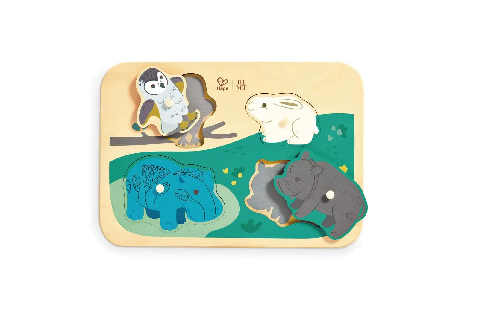 Animal Friends Peg Puzzle The Met