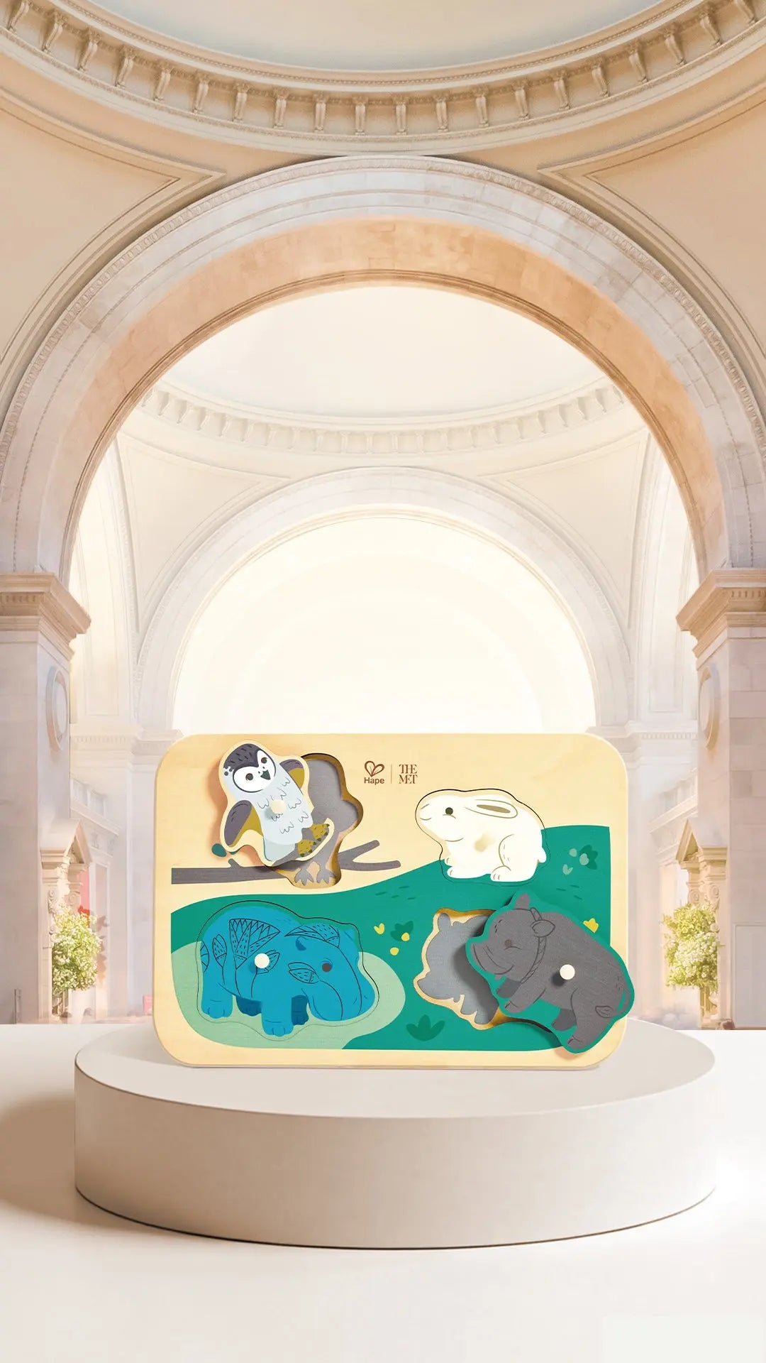 Animal Friends Peg Puzzle The Met