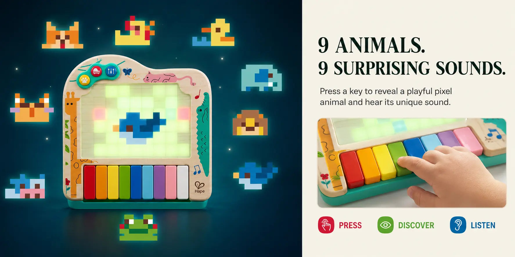 Hape Pixel piano