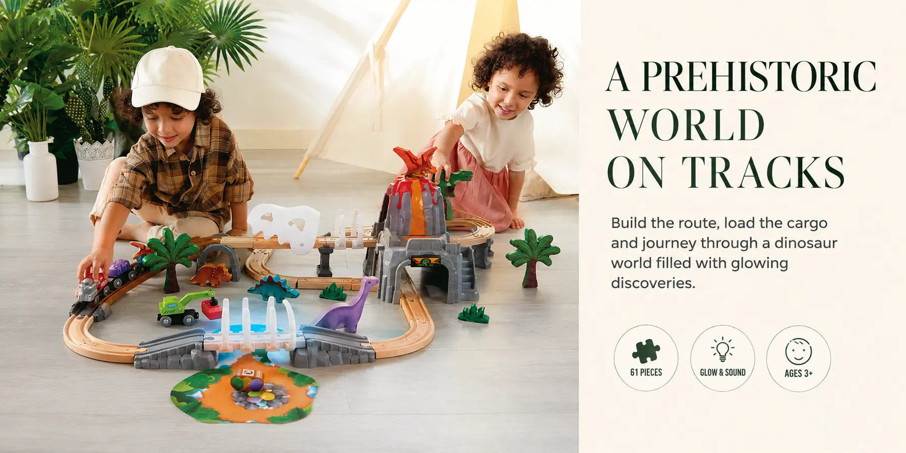 Hape Dinosaur Railway Adventure Set