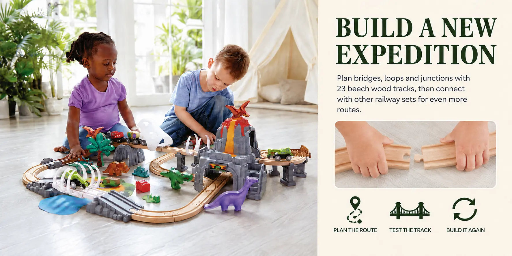 Hape Dinosaur Railway Adventure Set