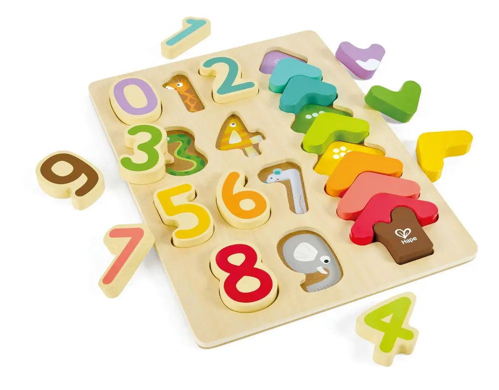 Color & Numbers Puzzle Hape-Toy-Market