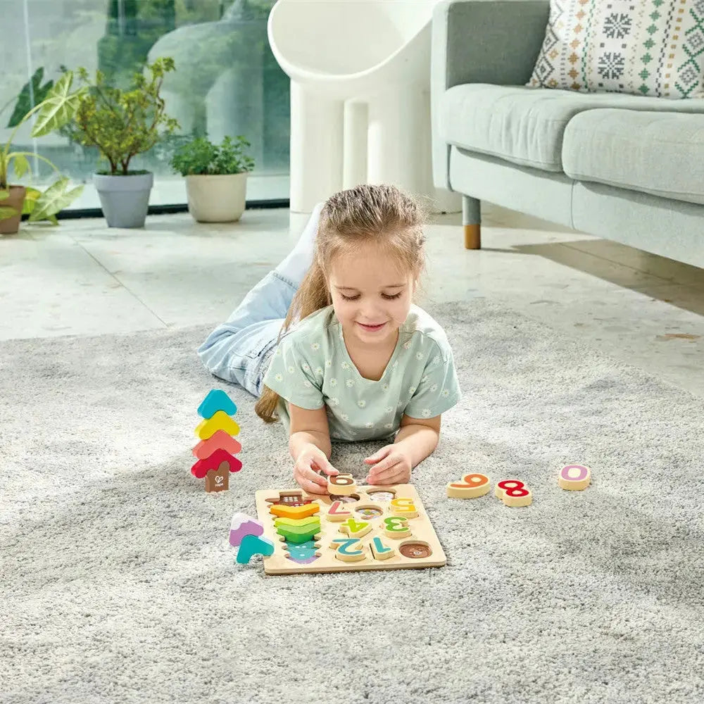Color & Numbers Puzzle Hape-Toy-Market