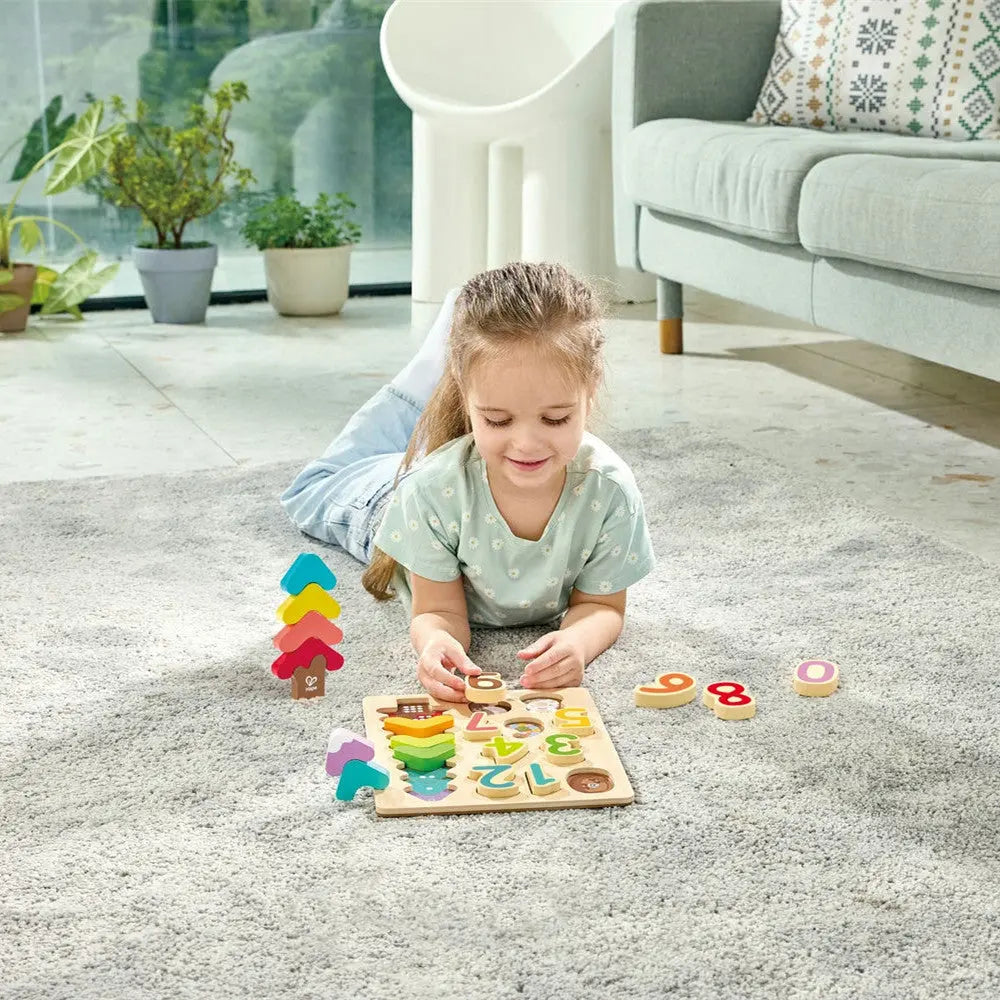 ハペ(ラペ) Color & Numbers Puzzle - Hape Toys (Hape International Inc