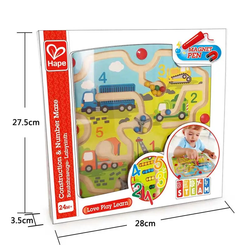 Construction & Number Maze Hape