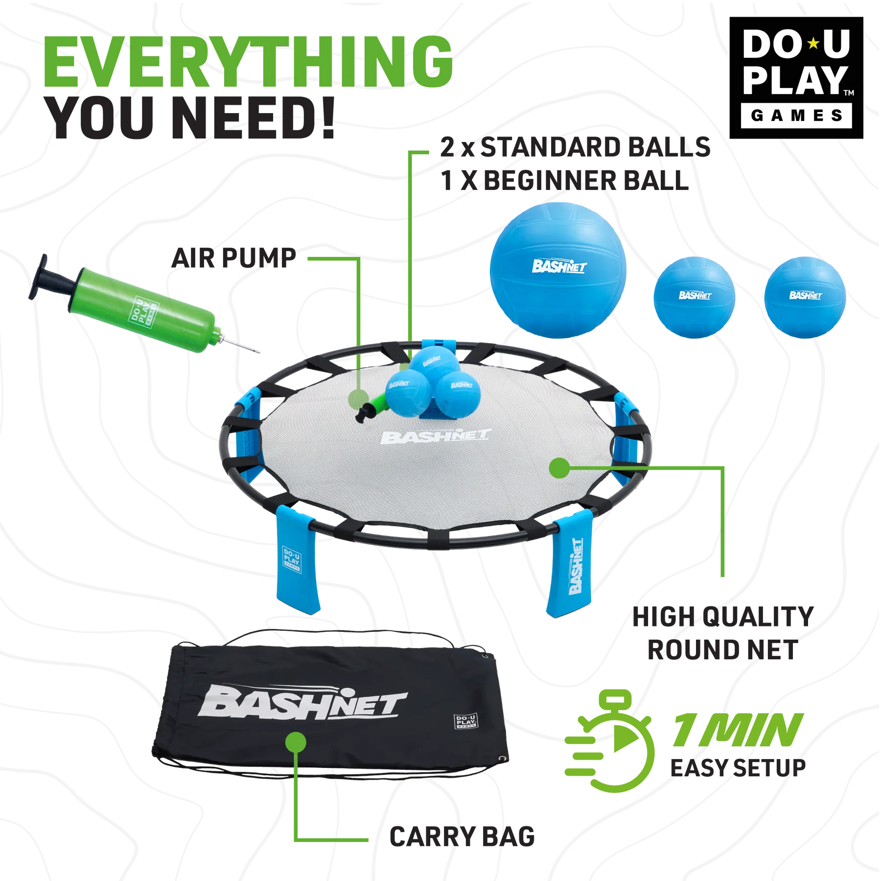 Do-U-Play™ Bash-Net Game Set DO-U-PLAY