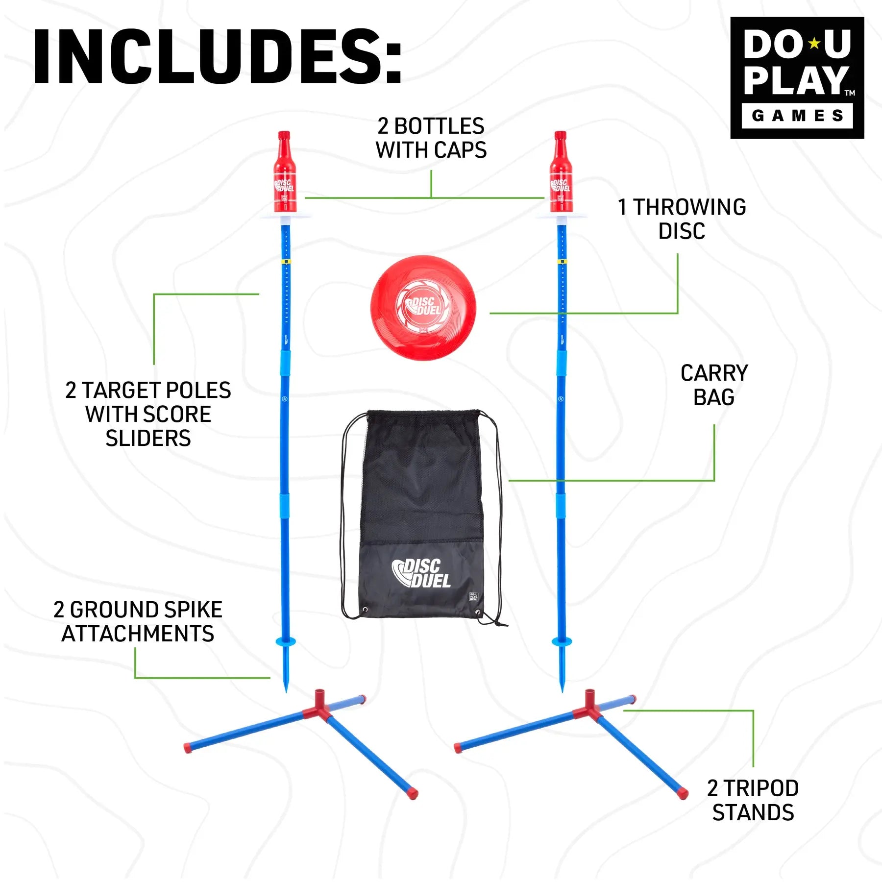 Do-U-Play™ Disc Duel Throwing Game DO-U-PLAY