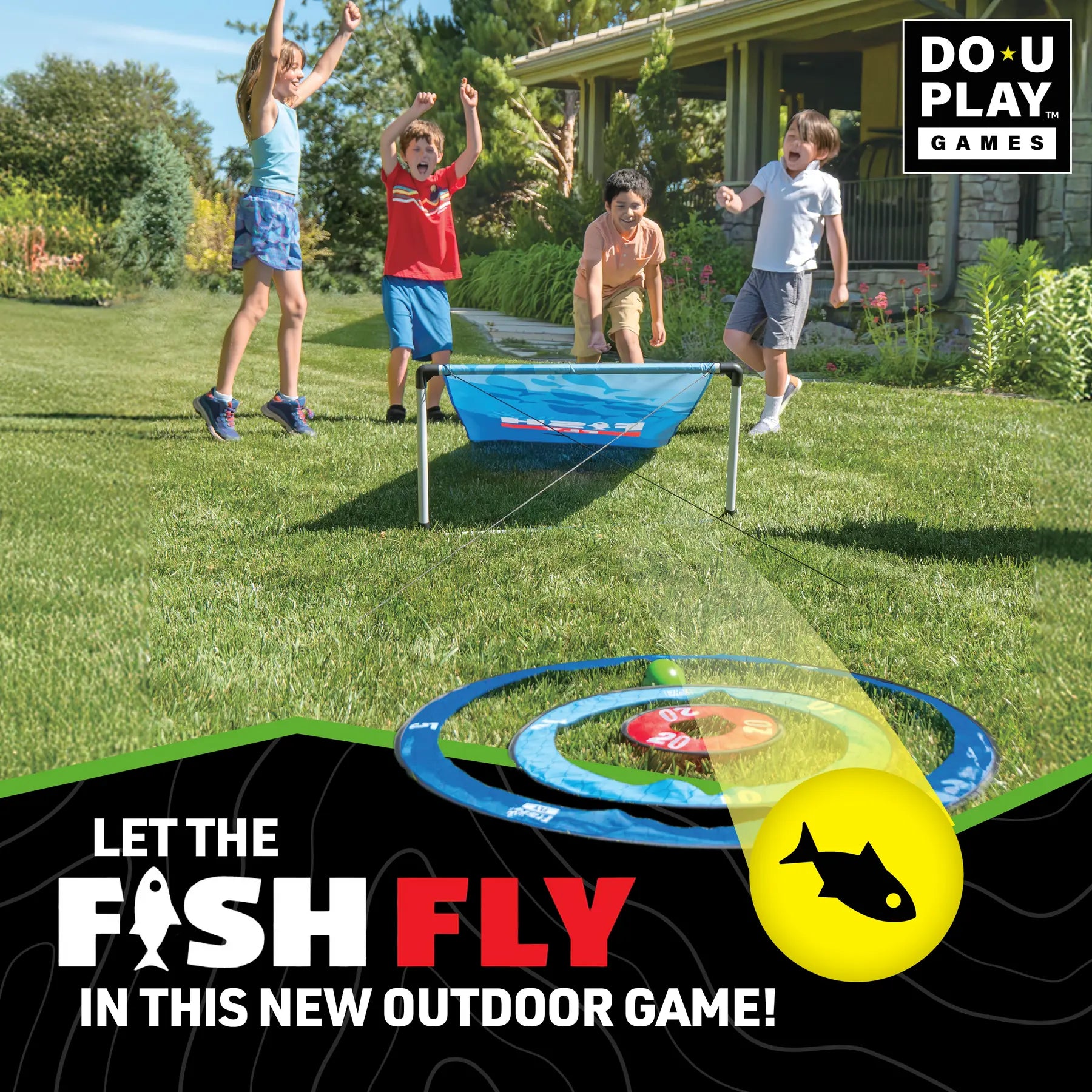 Do-U-Play™ Fish Fly Yard Game DO-U-PLAY