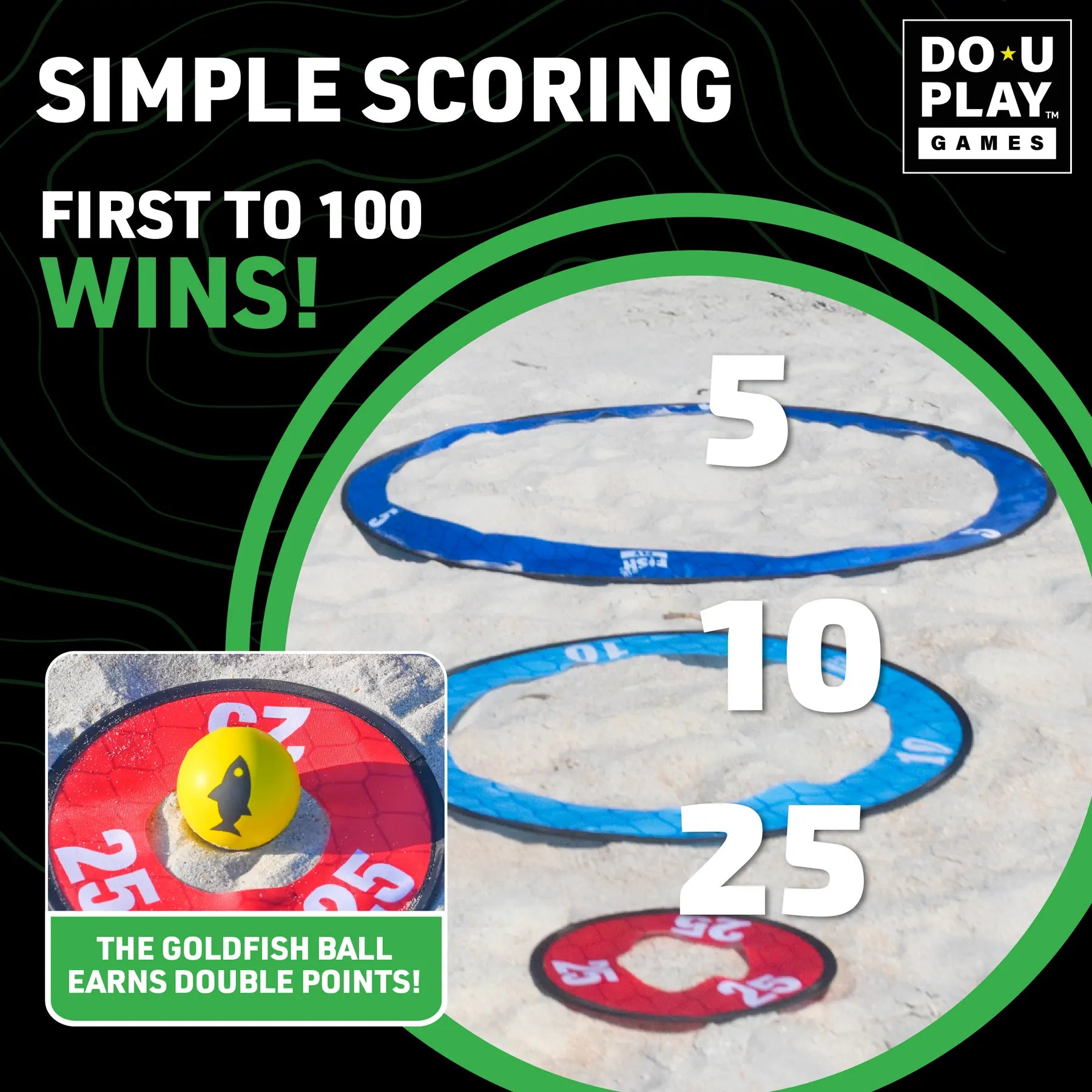 Do-U-Play™ Fish Fly Yard Game DO-U-PLAY