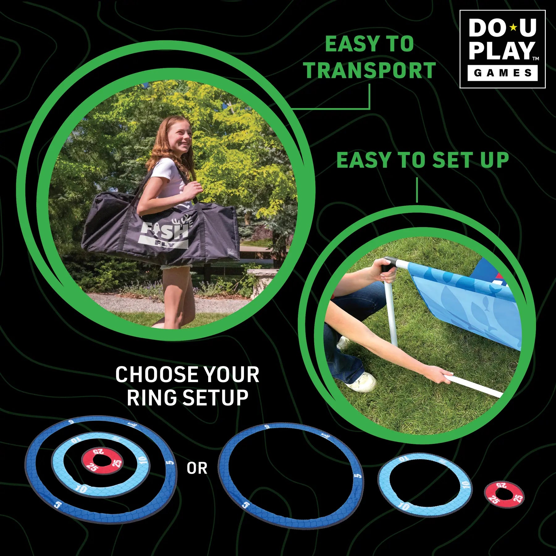 Do-U-Play™ Fish Fly Yard Game DO-U-PLAY