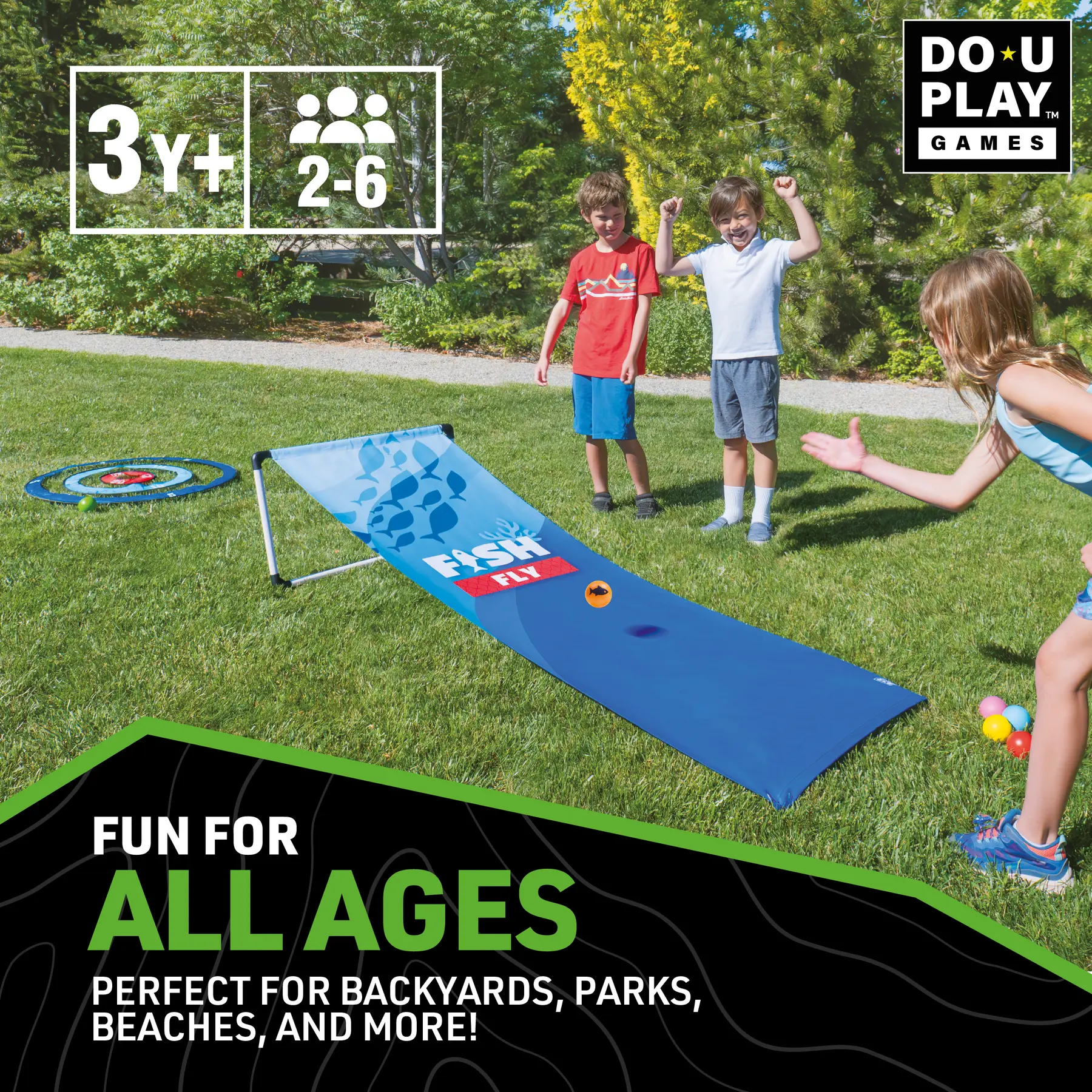 Do-U-Play™ Fish Fly Yard Game DO-U-PLAY