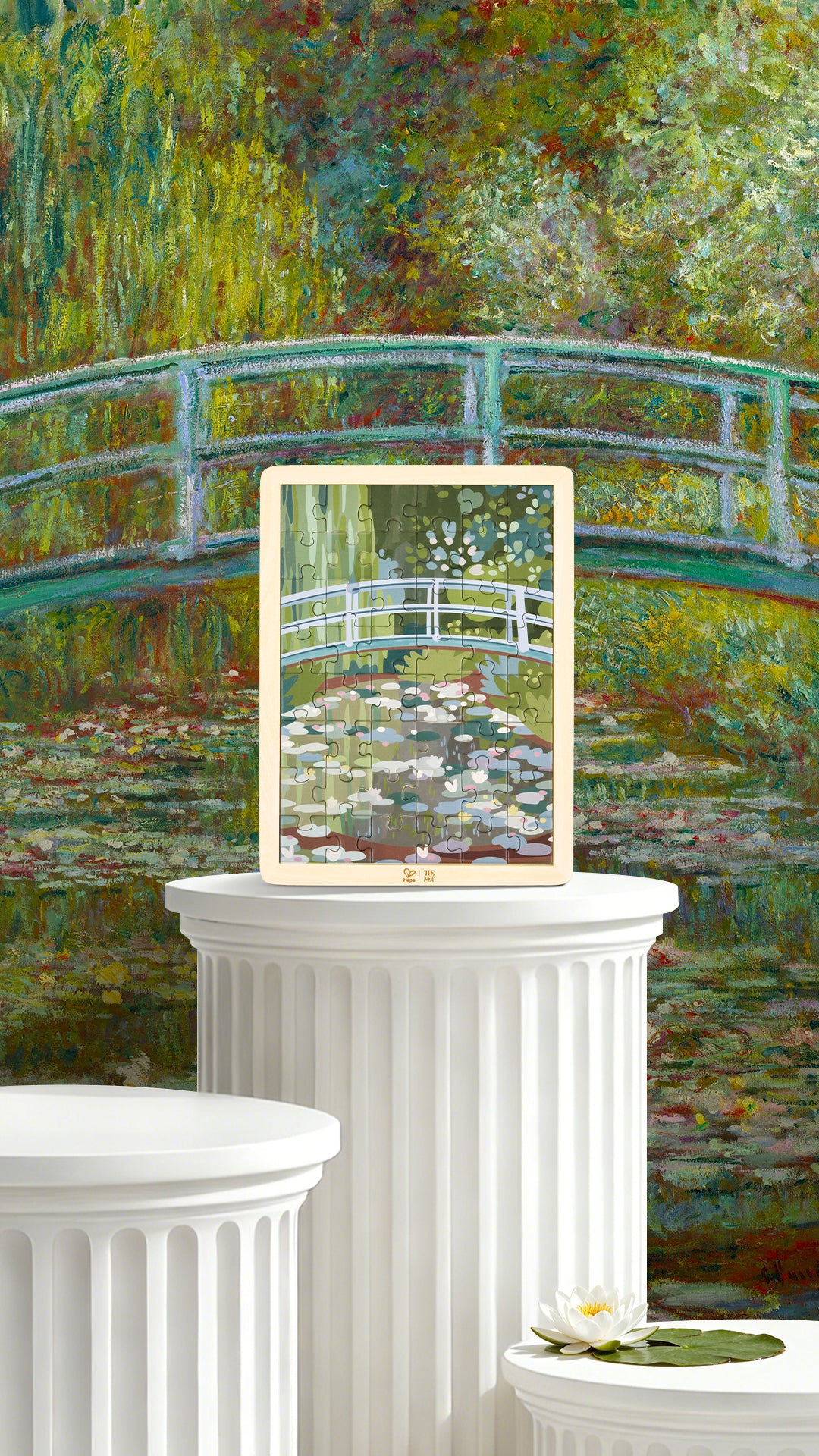 Monet Water-Lily Garden Puzzle