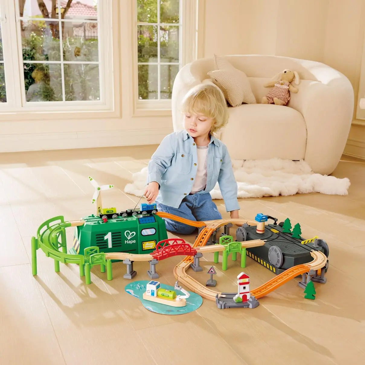 Eco Energy Train Bucket Set - HapeToys