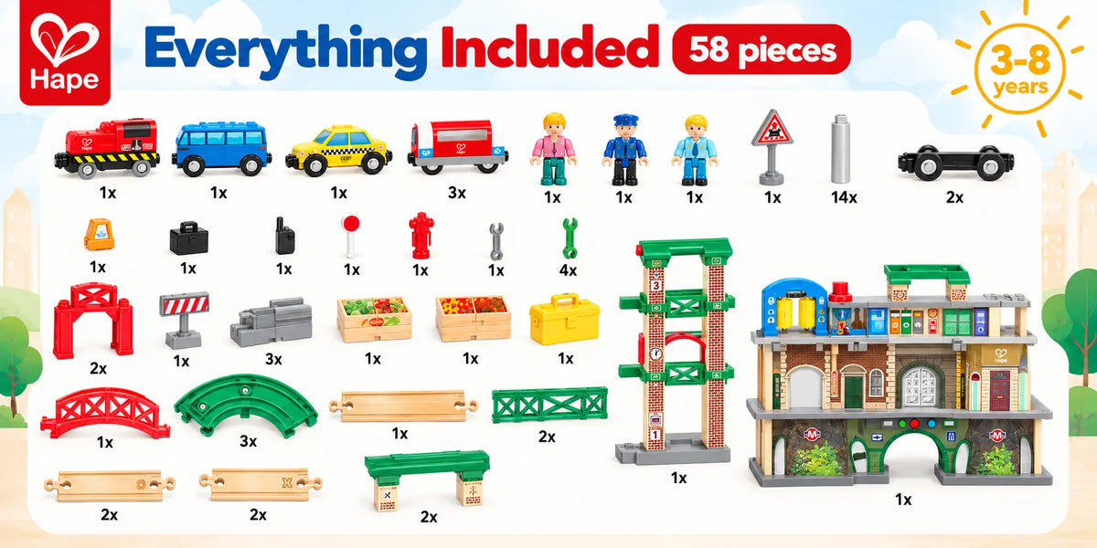 Multi-Level Railway City Set