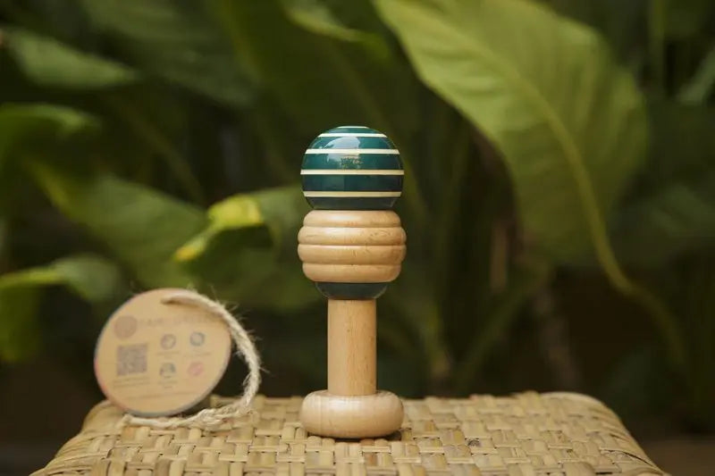 Fair & Green Swirl Rattle Fair and Green