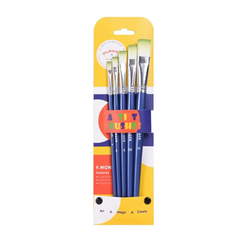 Flower Monaco Artist Brushes Set - 5 Brush Set FlowerMonaco